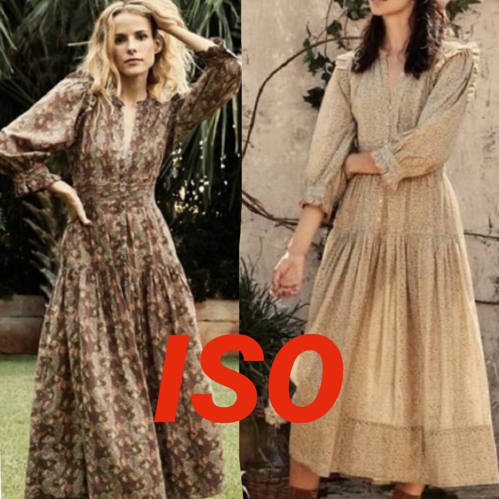 ❤️FOUND❤️DOEN MONET dress in COUNTRY ROSE or CALIFORNIA WILDFLOWER XS